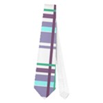 Decorative plaid pattern Neckties (One Side) 