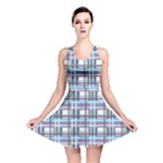 Decorative plaid pattern Reversible Skater Dress