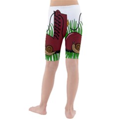 Kids  Mid Length Swim Shorts 