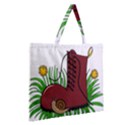 Zipper Large Tote Bag 