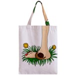 Barefoot in the grass Zipper Classic Tote Bag