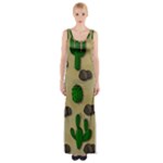 Cactuses Maxi Thigh Split Dress