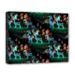 Christmas Lights Deluxe Canvas 20  x 16  (Stretched)