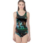 Christmas Lights One Piece Swimsuit