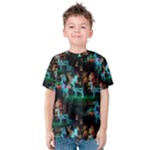 Christmas Lights Kids  Cotton Tee