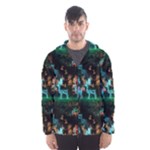 Christmas Lights Hooded Wind Breaker (Men)