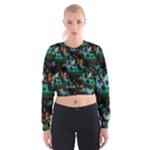 Christmas Lights Women s Cropped Sweatshirt