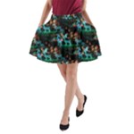 Christmas Lights A-Line Pocket Skirt