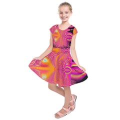 Kids  Short Sleeve Dress 