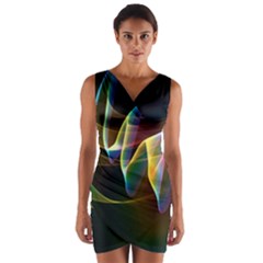 Wrap Front Bodycon Dress 