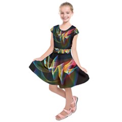 Kids  Short Sleeve Dress 