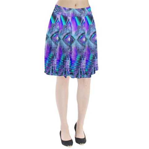 Peacock Crystal Palace Of Dreams, Abstract Pleated Skirt from ArtsNow.com