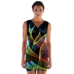 Wrap Front Bodycon Dress 