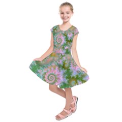 Kids  Short Sleeve Dress 