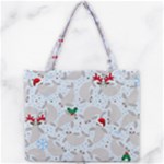 christmas  Manatee Mini Tote Bag