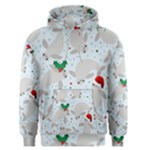 christmas  Manatee Men s Pullover Hoodie