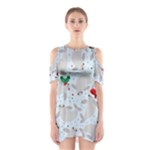 christmas  Manatee Shoulder Cutout One Piece