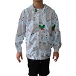 christmas  Manatee Hooded Wind Breaker (Kids)