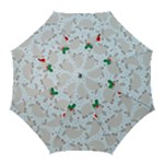 christmas  Manatee Golf Umbrella