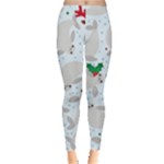 christmas  Manatee Leggings 