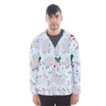 christmas  Manatee Hooded Wind Breaker (Men)