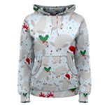 christmas  Manatee Women s Pullover Hoodie