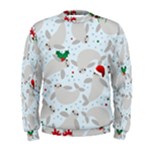 christmas  Manatee Men s Sweatshirt