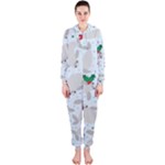 christmas  Manatee Hooded Jumpsuit (Ladies)