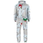 christmas  Manatee Hooded Jumpsuit (Men)