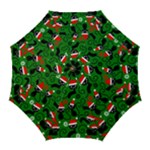 Christmas Santa Cats Golf Umbrella