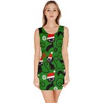 Christmas Santa Cats Bodycon Dress