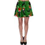 Christmas Santa Cats Skater Skirt