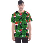 Christmas Santa Cats Men s Sport Mesh Tee