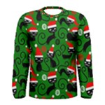 Christmas Santa Cats Men s Long Sleeve Tee