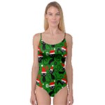 Christmas Santa Cats Camisole Leotard 