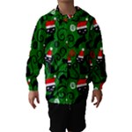 Christmas Santa Cats Hooded Wind Breaker (Kids)