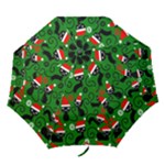 Christmas Santa Cats Folding Umbrella