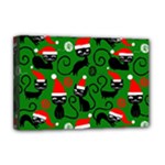 Christmas Santa Cats Deluxe Canvas 18  x 12  (Stretched)