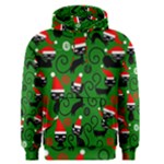 Christmas Santa Cats Men s Pullover Hoodie