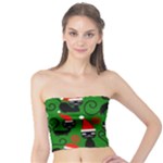 Christmas Santa Cats Tube Top