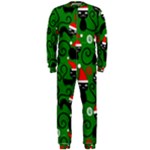 Christmas Santa Cats OnePiece Jumpsuit (Men)