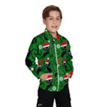 Christmas Santa Cats Wind Breaker (Kids)