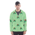 sequin christmas Holly Hooded Wind Breaker (Men)