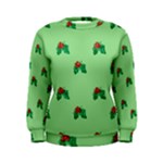 sequin christmas Holly Women s Sweatshirt