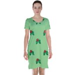 sequin christmas Holly Short Sleeve Nightdress