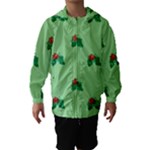 sequin christmas Holly Hooded Wind Breaker (Kids)