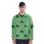 sequin christmas Holly Wind Breaker (Men)