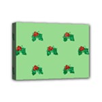 sequin christmas Holly Mini Canvas 7  x 5  (Stretched)