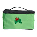 sequin christmas Holly Cosmetic Storage Case