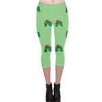 sequin christmas Holly Capri Leggings 